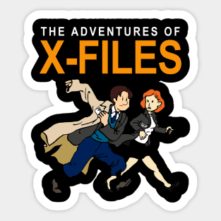 Mulder and Scully Sticker